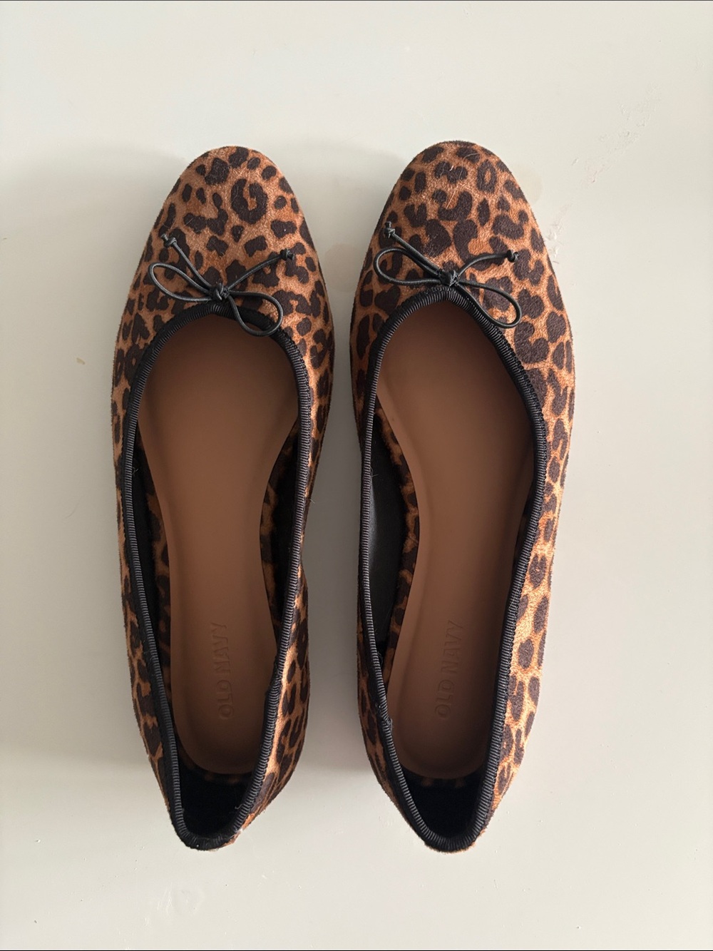 Old Navy Leopard Print Women's Ballet Flats - Brown